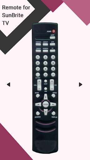 Remote for SunBrite TV Screen 3