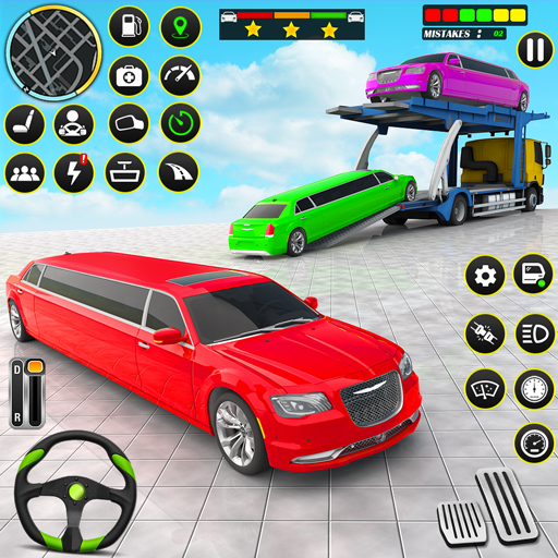 Limo Car Transport Car Games  Icon