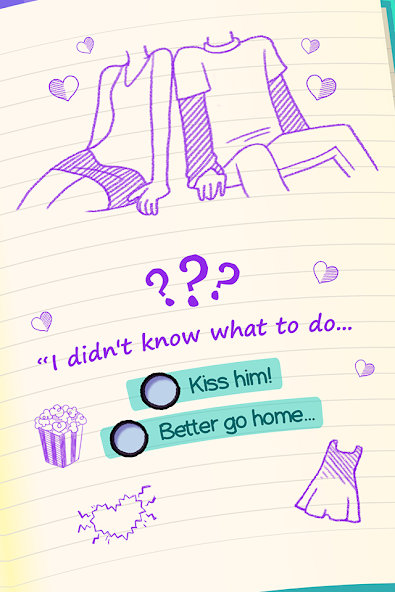 Dear Diary - Teen Interactive Story Game capturas de pantalla
