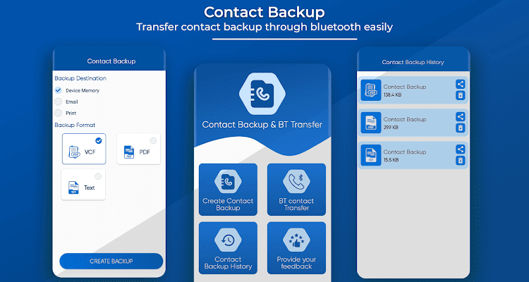 Contacts backup and transfer - 1.0.4 - (Android)
