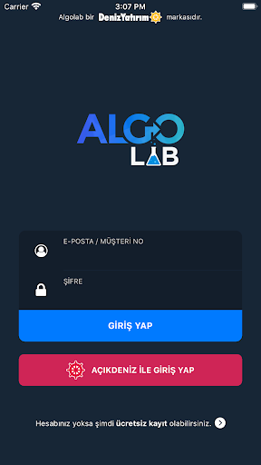 Android application Algolab screenshort