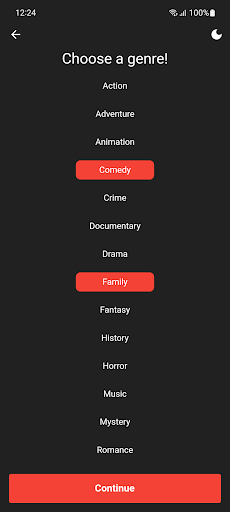 Movie Recommendations Screen 2