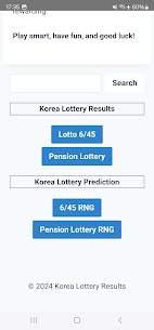 Korea Lottery 6/45 Results APK 5