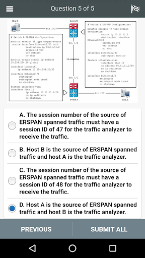 350-601 All-in-One Exam Screen 3