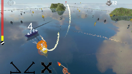 Sea Battle. Missile Strike