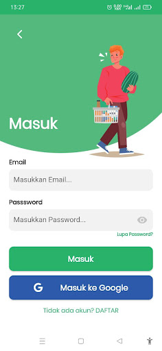Android application Galeri LAM Toko Online screenshort