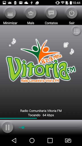 Android application Rádio Vitória FM Petrolândia screenshort