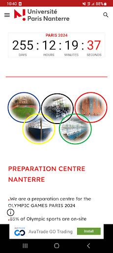 Android application PREPARATION CENTRE NANTERRE screenshort