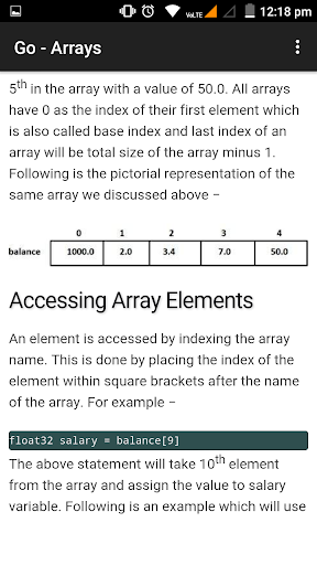 Learn Golang Screen 3