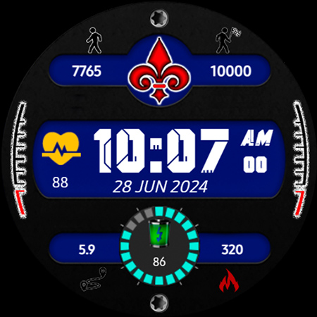 RWF3 Digital Watch Face screenshot 25
