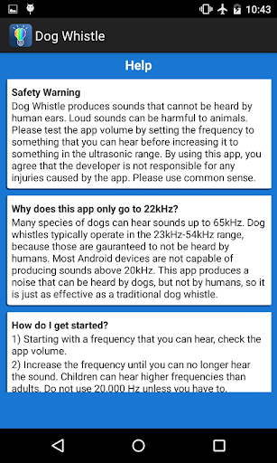Screenshot of Dog Whistle