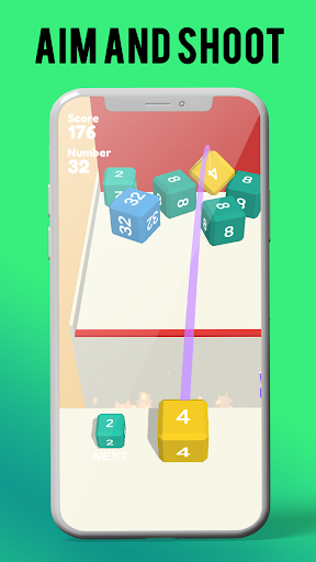 Android application Merge Block 2048: Chain Cube screenshort