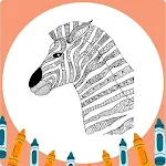 Cover Image of Download Zebra Mandala Coloring  APK