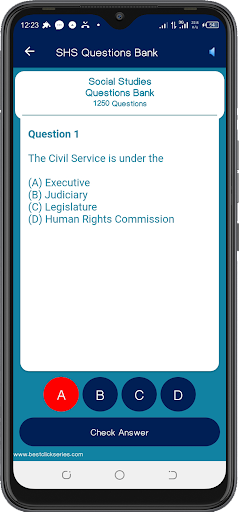 SHS Questions Bank Screen 3