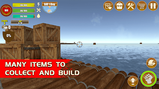 Raft Survival Life 1.0.0 APK + Mod (Free purchase) for Android