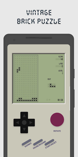 Android application Vintage Brick Puzzle screenshort