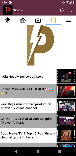 Power TV App Screen 3