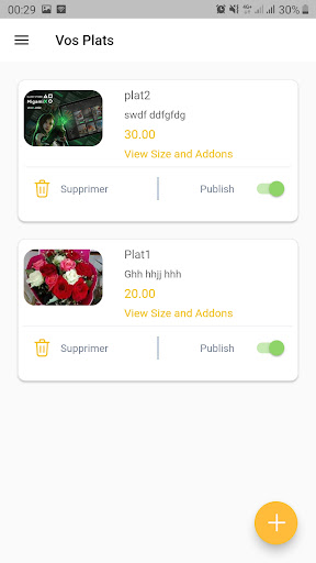 Happy Food Resto Screen 2