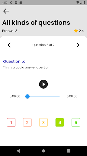 Vinterview Reviewer Screen 3