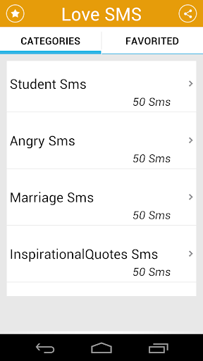 Love SMS Screen 2