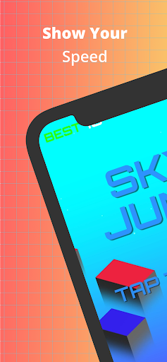 Android application Sky Cube Jump screenshort