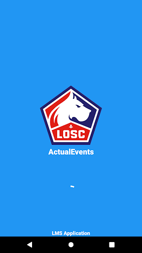 Android application LOSC Actual Events screenshort