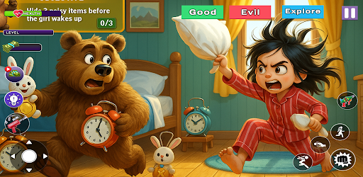 Bear & Girl: Prank Battle