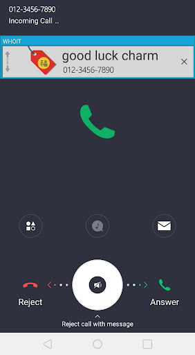 Android application WHOIT: Contacts & Caller ID screenshort