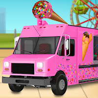 Ice Cream Truck: Rainbow Games