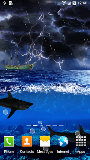 Storm live wallpaper Screen 2