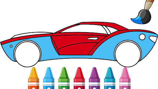 Cars Coloring Book Screen 3