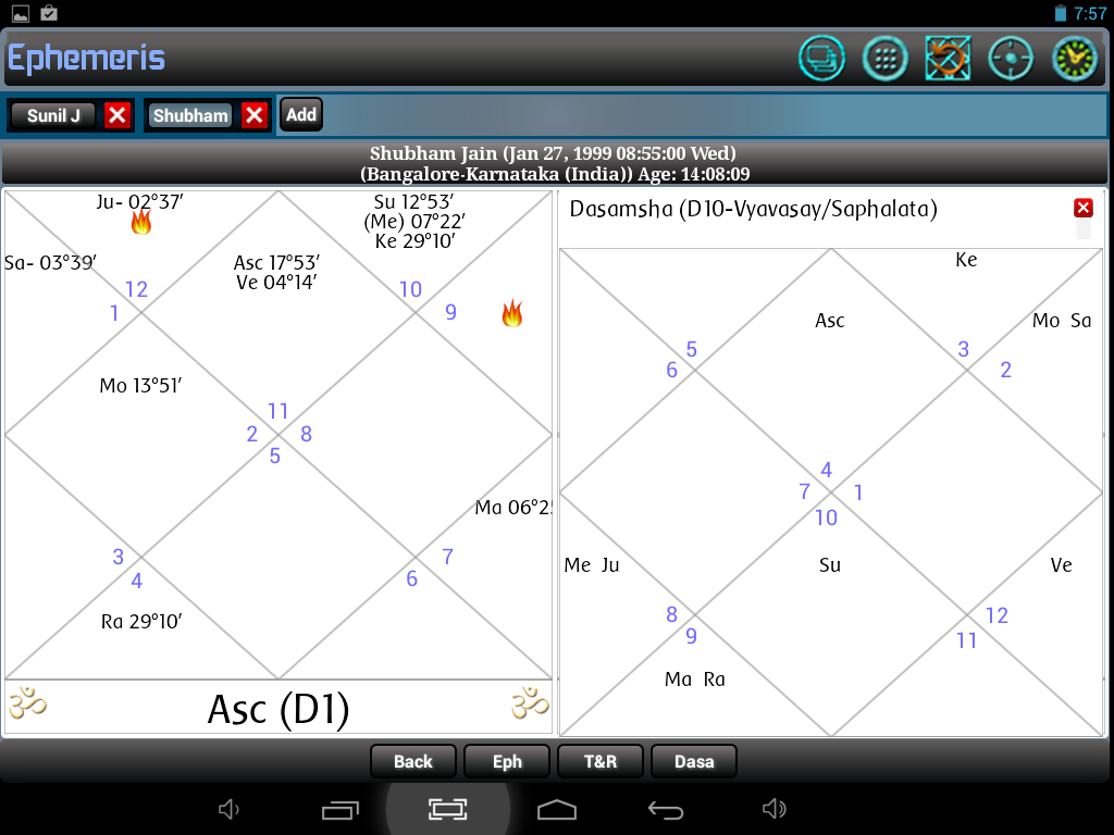 Ephemeris, Astrology Software Screenshot 23