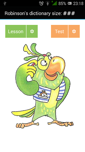 Android application Robinson English screenshort
