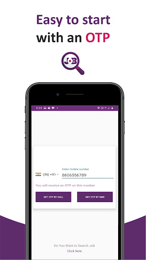 Android application JobME.Online Recruiter App screenshort