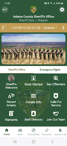 Android application Adams Co Sheriff’s Office WA screenshort
