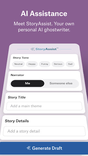 Storied: Family History Screen 3
