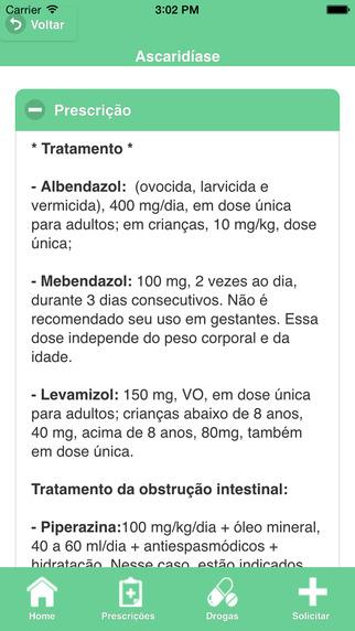 Android application Prescrições em Infectologia screenshort