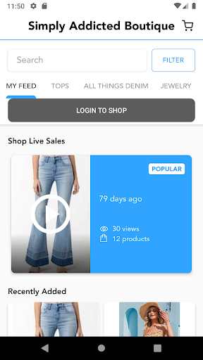 Simply Addicted Boutique Screen 2