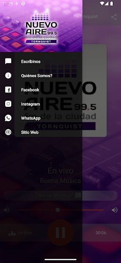 99.5 FM de la Ciudad Tornquist Screen 2