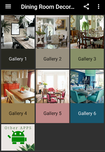 Android application Dining Room Decorating Ideas screenshort