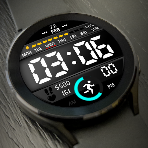 Key024 Digital Watch Face Screen 2