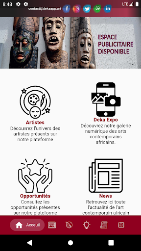 Android application dekaapp screenshort