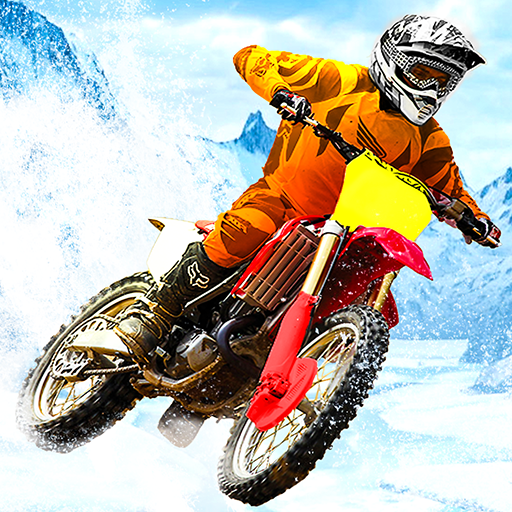 Snow Tricky Bike Stunt Race 3D logo