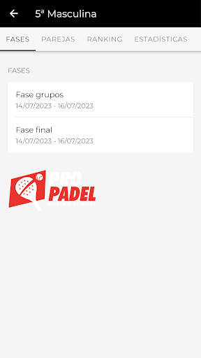 Elite Padel Tour Screen 2