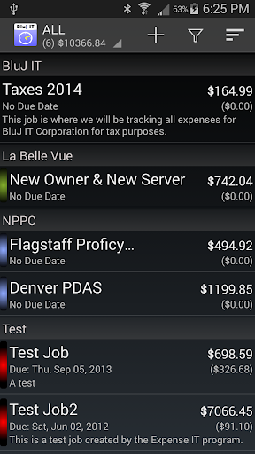Android application Time Tracker - Timesheet screenshort