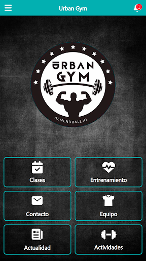 Android application Urban Gym Almendralejo screenshort