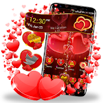 Cover Image of Download Valentine Heart Launcher Theme  APK