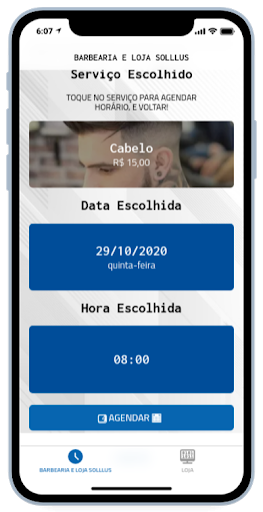 Barbearia e Loja Sollus Screen 2