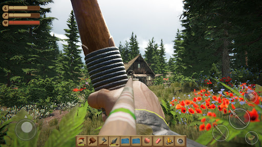 Woodcraft Island Survival Game - Action - games