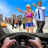 City Car Driving Taxi Games icon